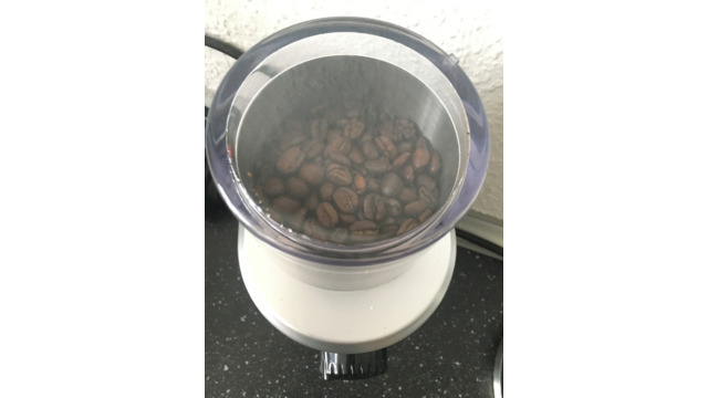 Kaffeebohnen grob mahlen