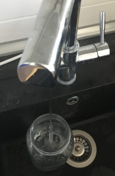 Filterwasser abfüllen